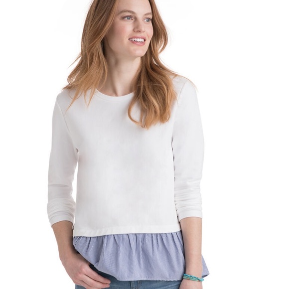 Vineyard Vines Tops - Vineyard Vines Mixed Media Shirt Small NWT